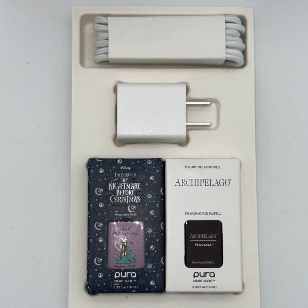 Pura Plus Smart Fragrance Diffuser Kit White Large Spaces Wi-Fi Home Starter Set - Picture 2 of 4